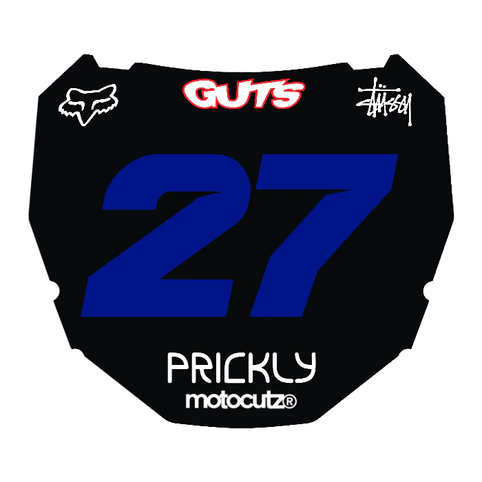CUSTOM ODI NUMBER PLATE DECAL