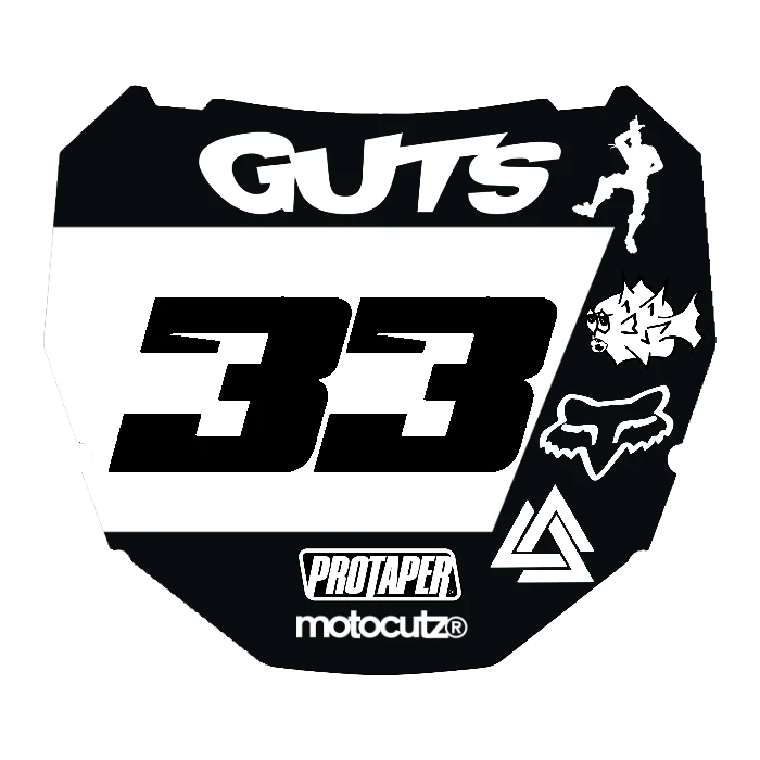 CUSTOM ODI NUMBER PLATE DECAL