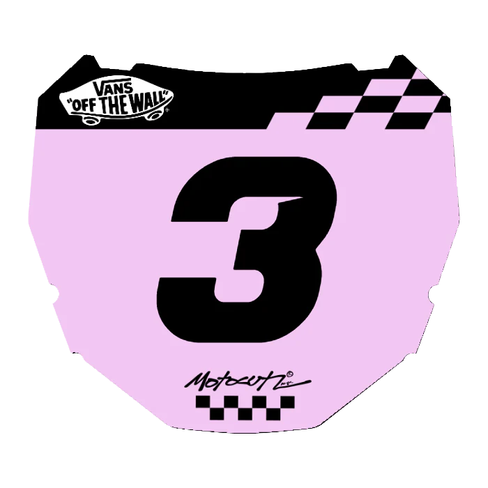 CUSTOM ODI NUMBER PLATE DECAL