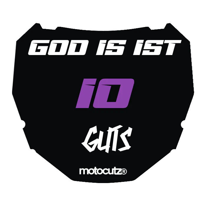 CUSTOM ODI NUMBER PLATE DECAL