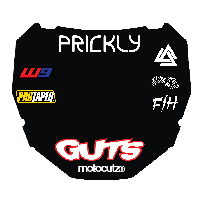 CUSTOM ODI NUMBER PLATE DECAL
