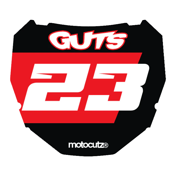 CUSTOM ODI NUMBER PLATE DECAL