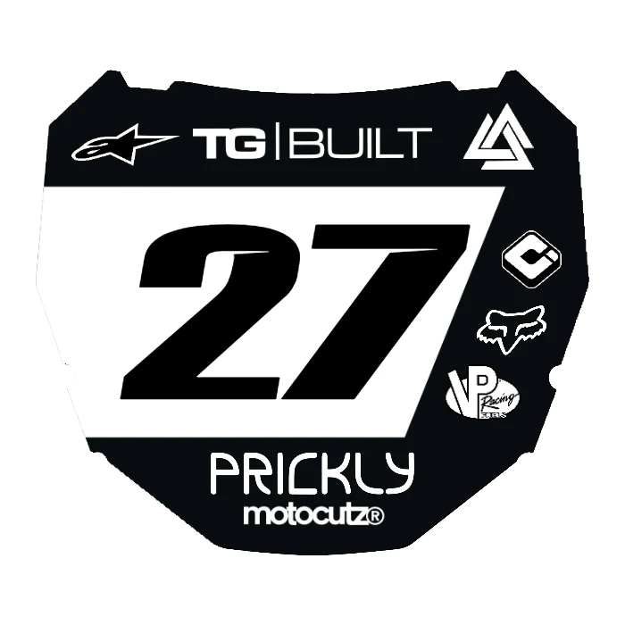 CUSTOM ODI NUMBER PLATE DECAL