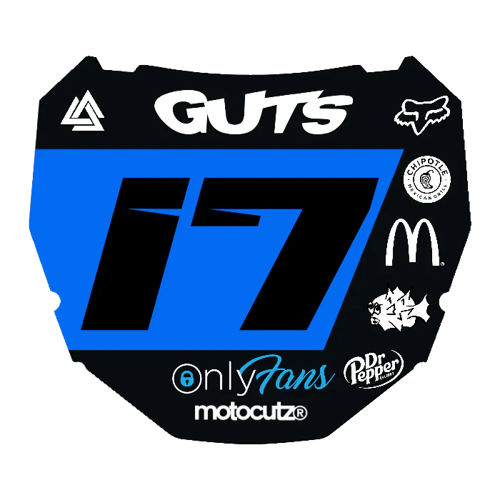 CUSTOM ODI NUMBER PLATE DECAL