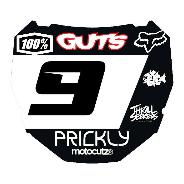 CUSTOM ODI NUMBER PLATE DECAL