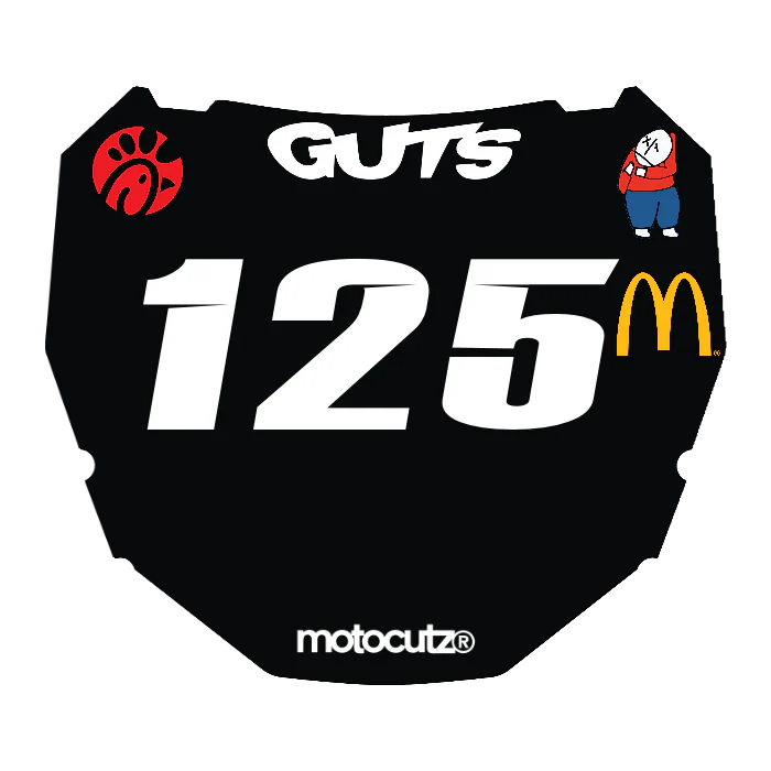 CUSTOM ODI NUMBER PLATE DECAL