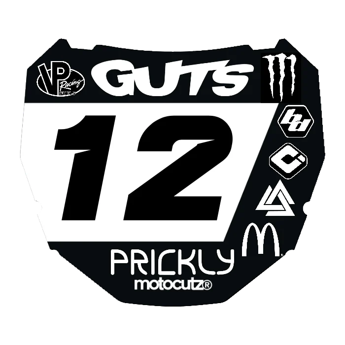 CUSTOM ODI NUMBER PLATE DECAL
