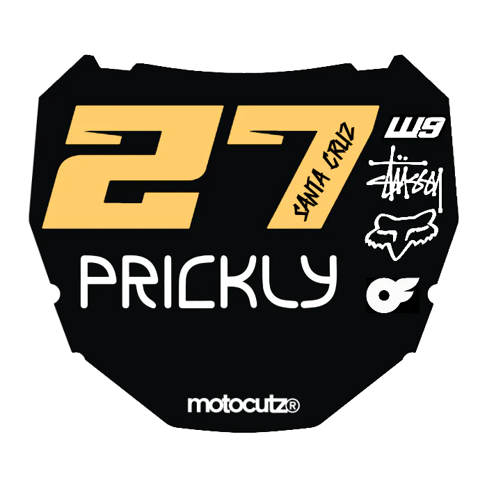 CUSTOM ODI NUMBER PLATE DECAL