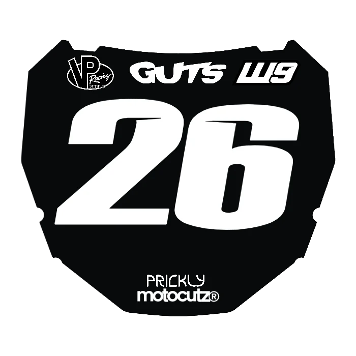 CUSTOM ODI NUMBER PLATE DECAL