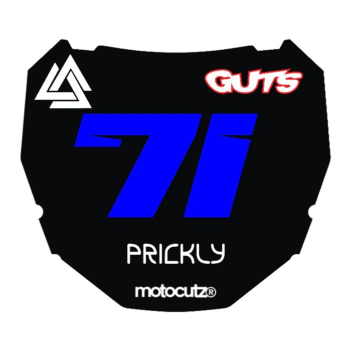 CUSTOM ODI NUMBER PLATE DECAL
