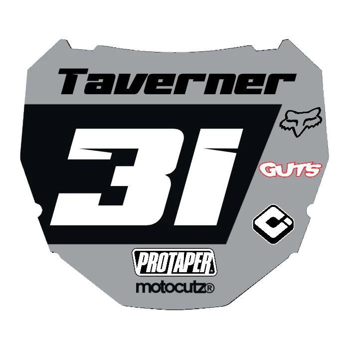 CUSTOM ODI NUMBER PLATE DECAL