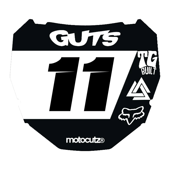 CUSTOM ODI NUMBER PLATE DECAL