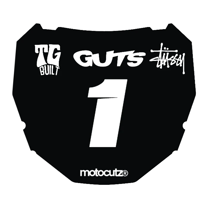 CUSTOM ODI NUMBER PLATE DECAL