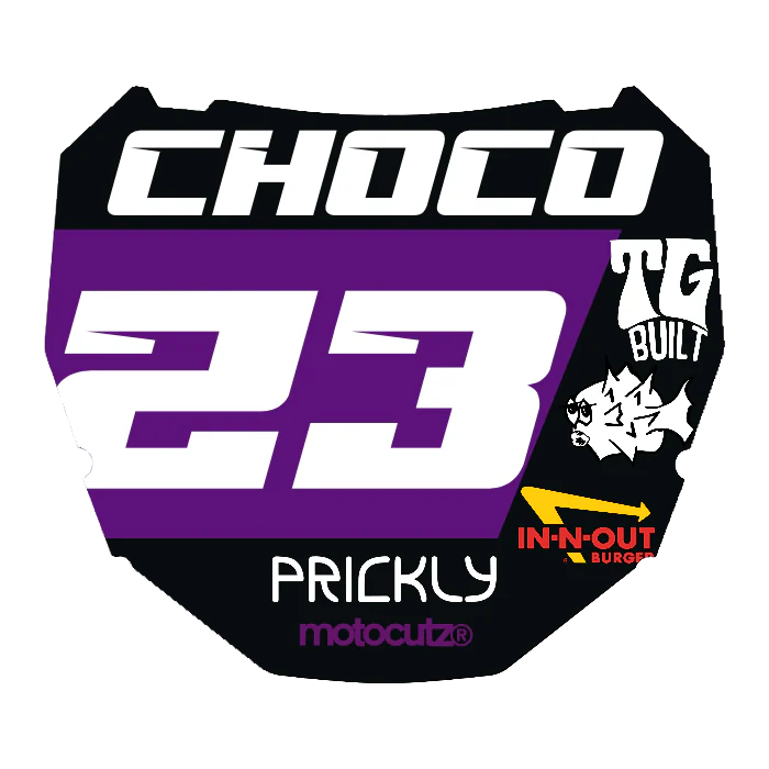 CUSTOM ODI NUMBER PLATE DECAL
