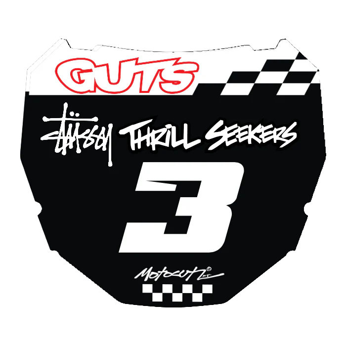 CUSTOM ODI NUMBER PLATE DECAL