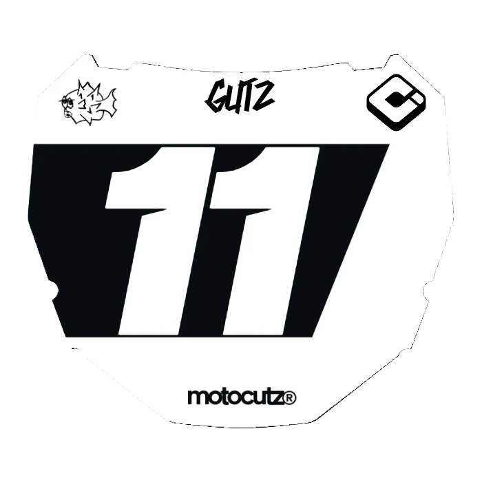 CUSTOM ODI NUMBER PLATE DECAL