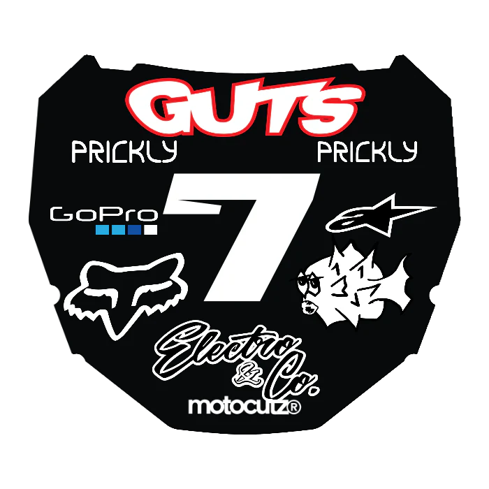 CUSTOM ODI NUMBER PLATE DECAL