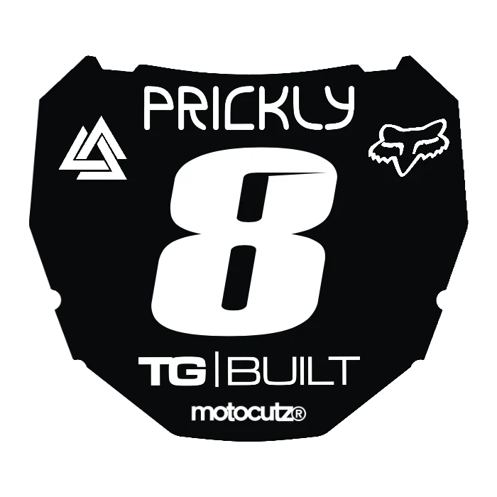 CUSTOM ODI NUMBER PLATE DECAL