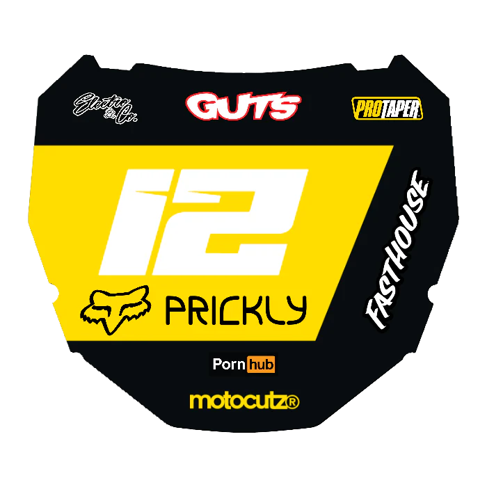 CUSTOM ODI NUMBER PLATE DECAL