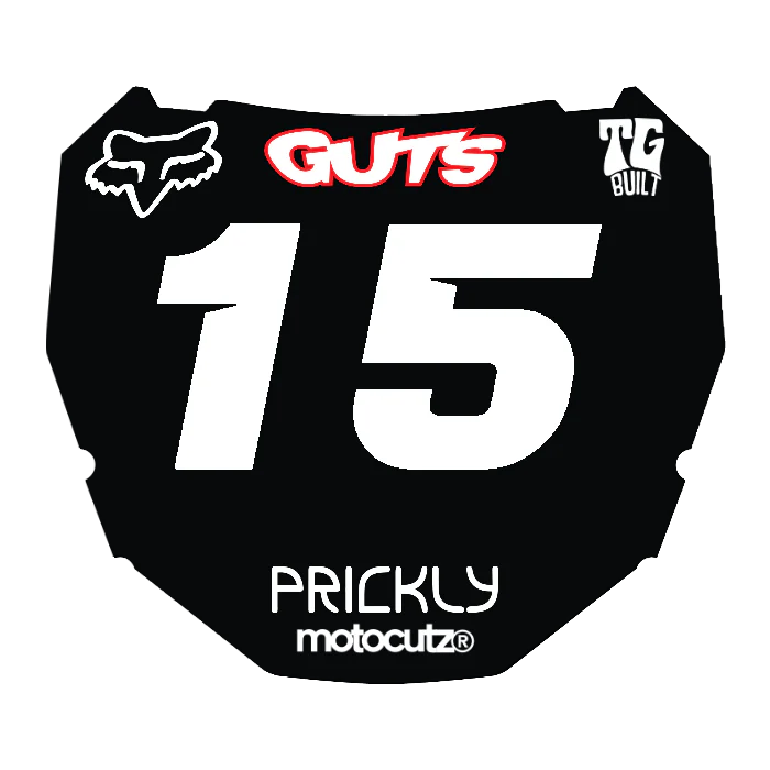CUSTOM ODI NUMBER PLATE DECAL