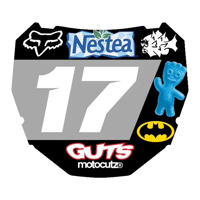 CUSTOM ODI NUMBER PLATE DECAL
