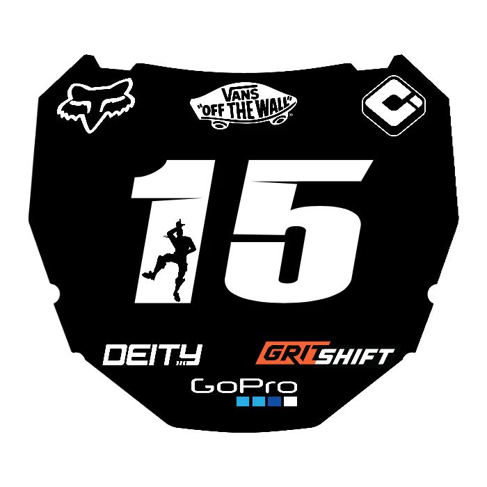 CUSTOM ODI NUMBER PLATE DECAL