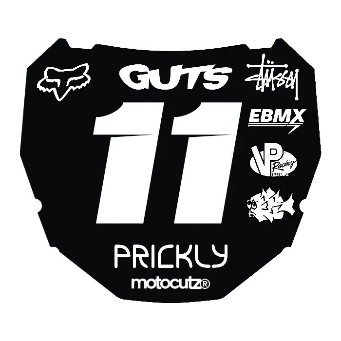 CUSTOM ODI NUMBER PLATE DECAL