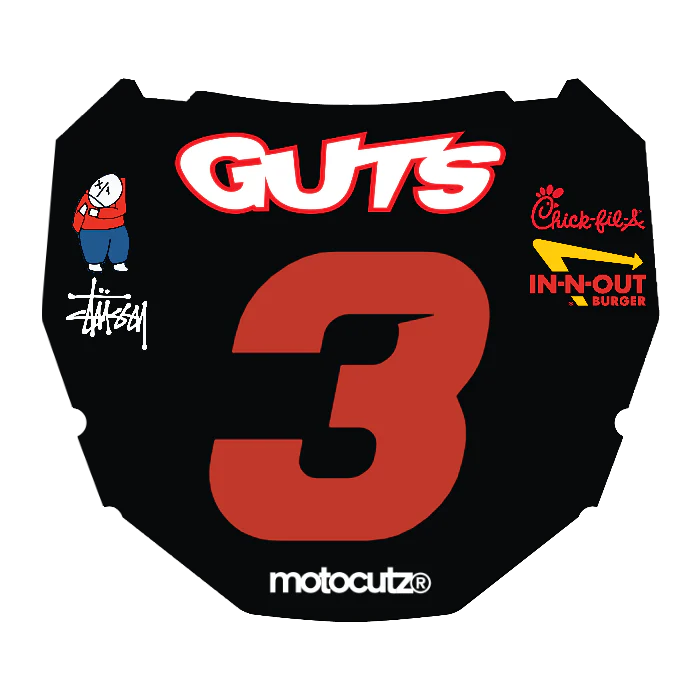 CUSTOM ODI NUMBER PLATE DECAL