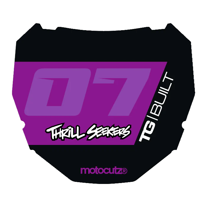 CUSTOM ODI NUMBER PLATE DECAL
