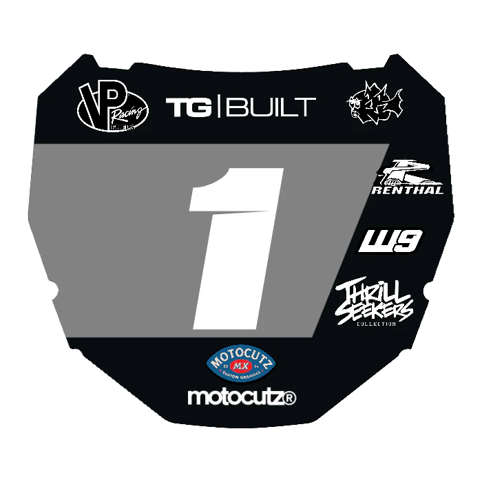 CUSTOM ODI NUMBER PLATE DECAL