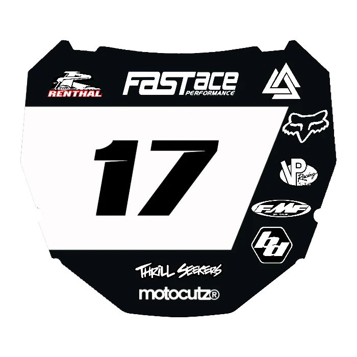 CUSTOM ODI NUMBER PLATE DECAL