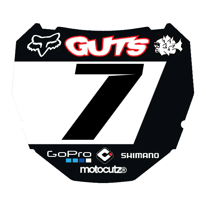 CUSTOM ODI NUMBER PLATE DECAL