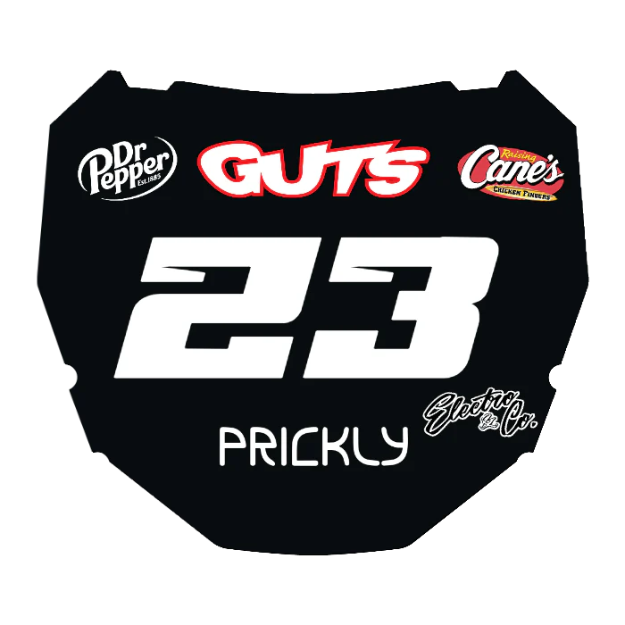 CUSTOM ODI NUMBER PLATE DECAL