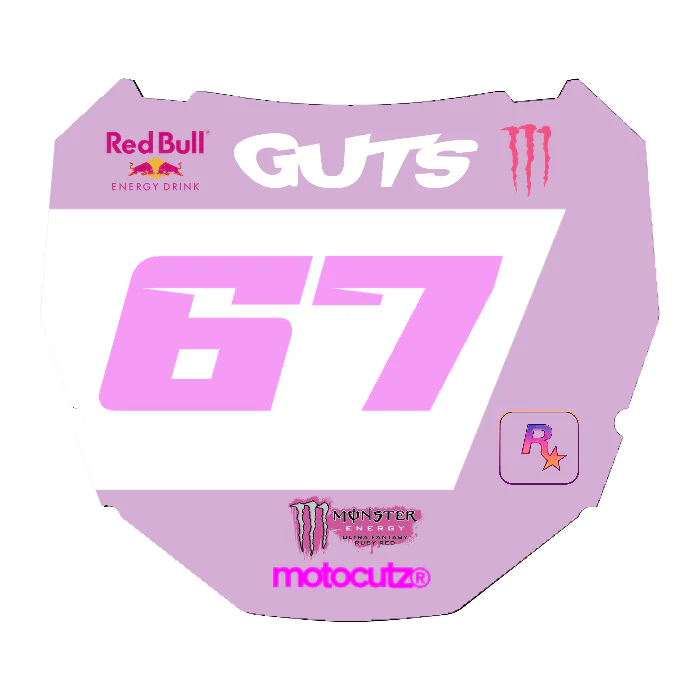 CUSTOM ODI NUMBER PLATE DECAL