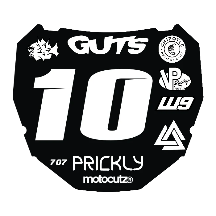 CUSTOM ODI NUMBER PLATE DECAL