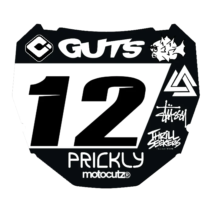 CUSTOM ODI NUMBER PLATE DECAL