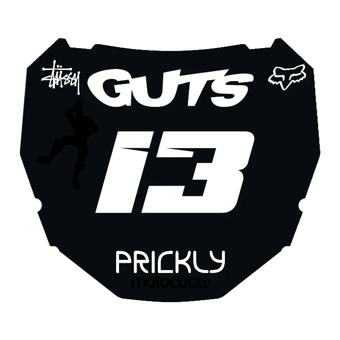 CUSTOM ODI NUMBER PLATE DECAL