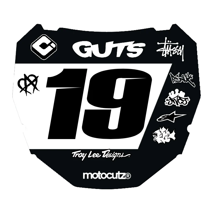 CUSTOM ODI NUMBER PLATE DECAL