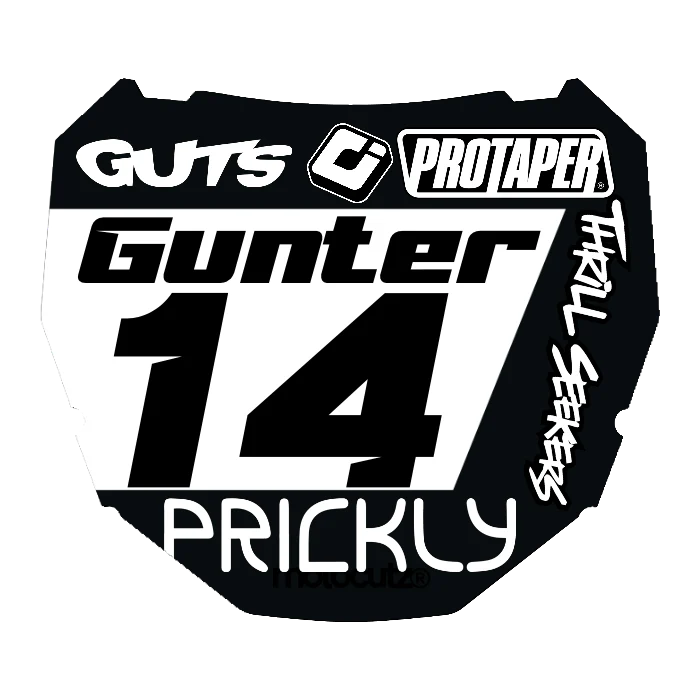 CUSTOM ODI NUMBER PLATE DECAL