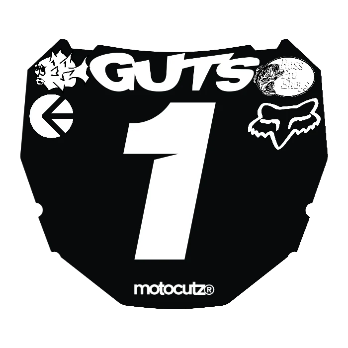 CUSTOM ODI NUMBER PLATE DECAL