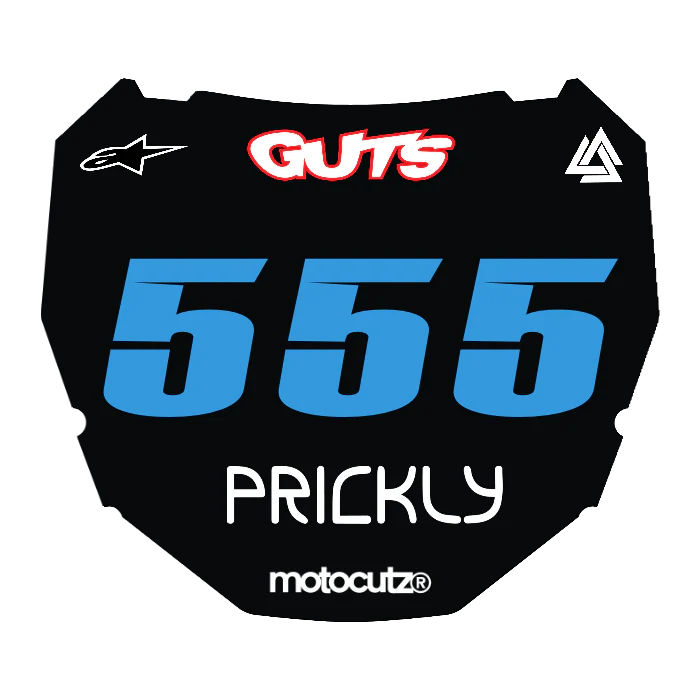 CUSTOM ODI NUMBER PLATE DECAL