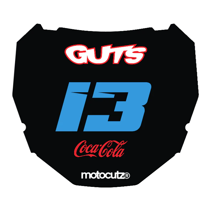 CUSTOM ODI NUMBER PLATE DECAL