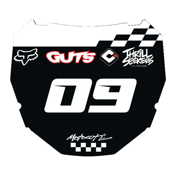 CUSTOM ODI NUMBER PLATE DECAL