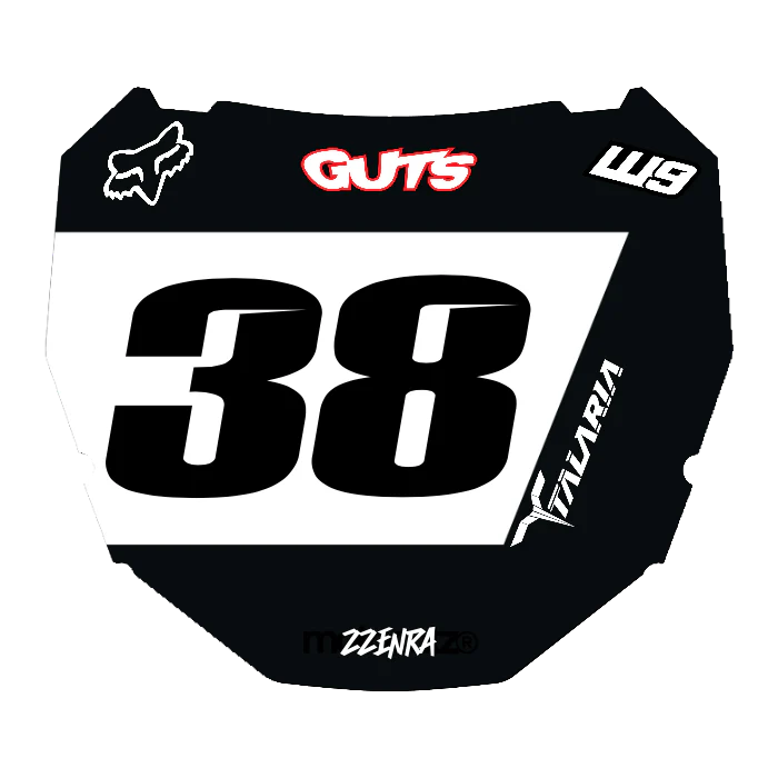 CUSTOM ODI NUMBER PLATE DECAL