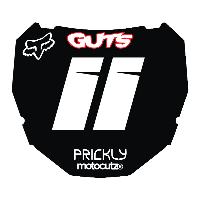 CUSTOM ODI NUMBER PLATE DECAL