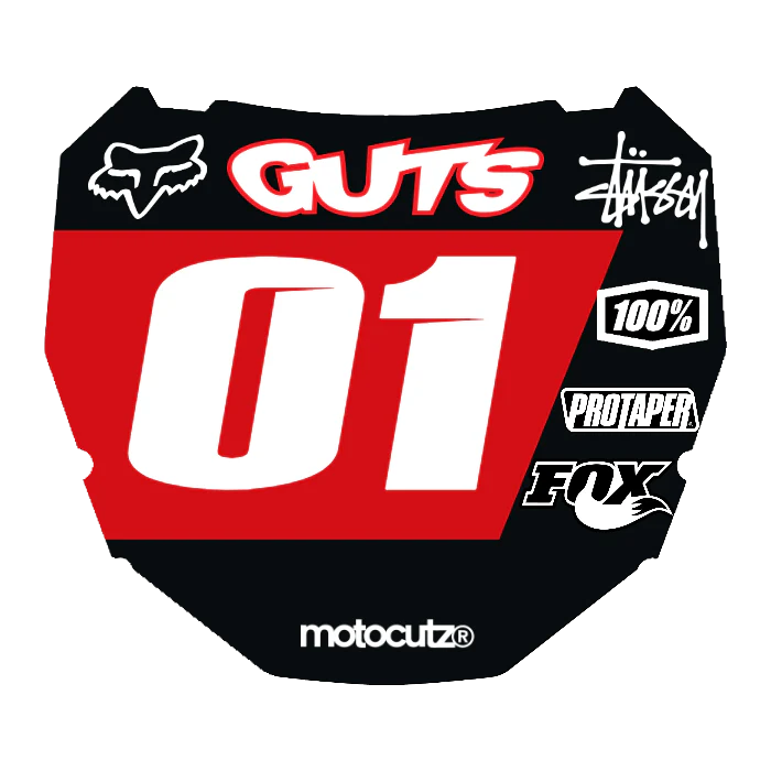 CUSTOM ODI NUMBER PLATE DECAL
