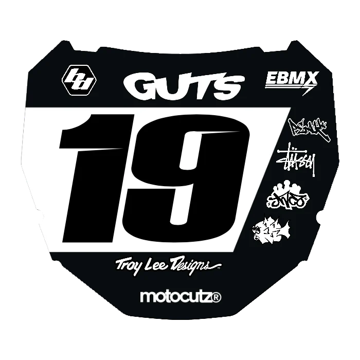 CUSTOM ODI NUMBER PLATE DECAL