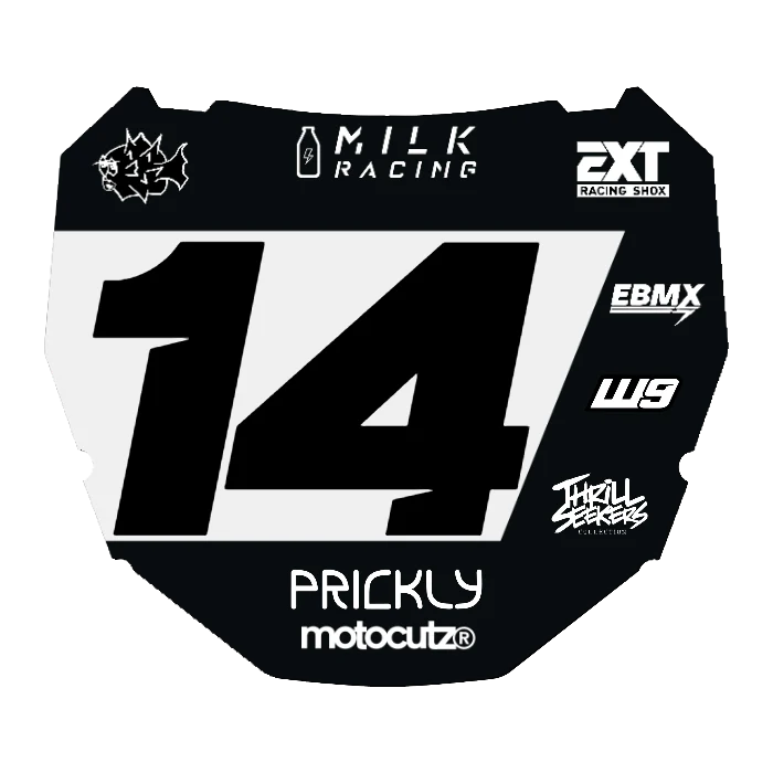 CUSTOM ODI NUMBER PLATE DECAL