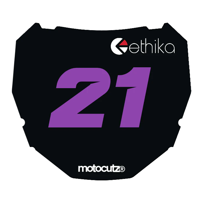 CUSTOM ODI NUMBER PLATE DECAL