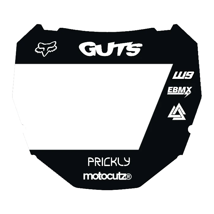 CUSTOM ODI NUMBER PLATE DECAL